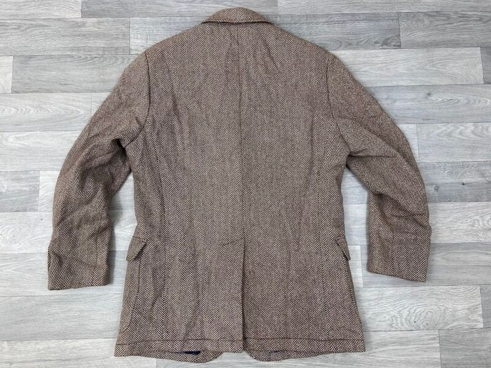 Vinegar Vines Wool Blend Herringbone Blazer Jacket Mens Medium