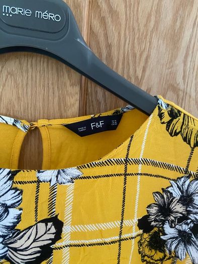 Bright yellow summer top