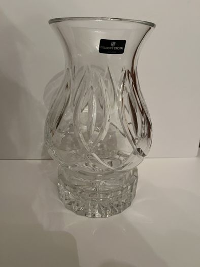 Killarney crystal hurricane lamp