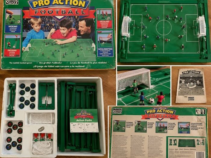 Vintage 1990s Parker Pro Action Football Complete & Boxed