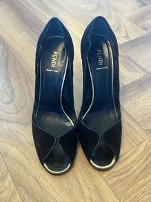 Fendi Peep Toe Heels size 39