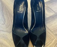 Fendi Peep Toe Heels size 39