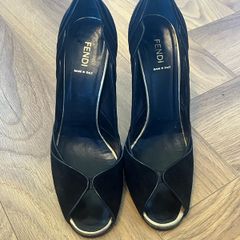 Fendi Peep Toe Heels size 39