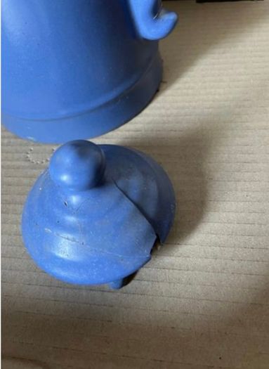 Blue Coche Coffee Pot