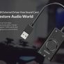 ORICO Multifunction USB External Digital Stereo Sound Card (3 AUX+Full Sound Control) (For PC/Laptop/PS/Mobile/Tablet) (Brand New/Warranty) Image 5