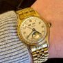 Triple date moonphase 1950s Swiss Villereuse Image 5