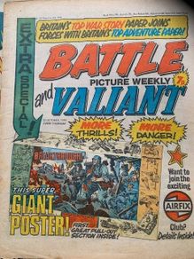 Battle Action, Battle & Valiant Comics x 2, IPC Magazines, 1977 and 1979 UK Vintage Comics, Golden Age