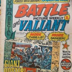 Battle Action, Battle & Valiant Comics x 2, IPC Magazines, 1977 and 1979 UK Vintage Comics, Golden Age