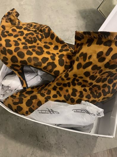 leopard print boots