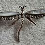 sterling silver dragonfly brooch Image 2