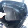 Fossil Quality Black Leather Tote Bag Image 6