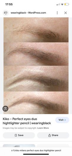 Kiko Milano perfect eyes duo highlighting pencil