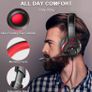 Gaming Headset for Nintendo Switch, PS4 Headset with Mic Xbox One Gaming Headphone with Surround Stereo & LED Light, Compatible with PC/PS5/Xbox Series X/S (USB Extension Cable Contained), MULTIPLE COLOURS AVAILABLE (FREE POSTAGE) Image 6