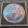 USA 1991 Silver Eagle Toned 1 Dollar Coin Image 5