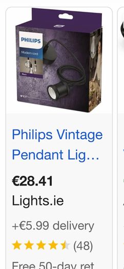 Philips vintage modern cord
