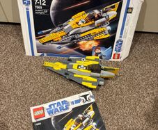 LEGO Star Wars 7669 Anakin's Jedi Starfighter  Complete with box & instructions (2008, Clone Wars)