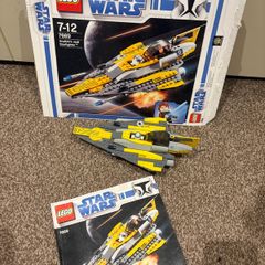 LEGO Star Wars 7669 Anakin's Jedi Starfighter  Complete with box & instructions (2008, Clone Wars)
