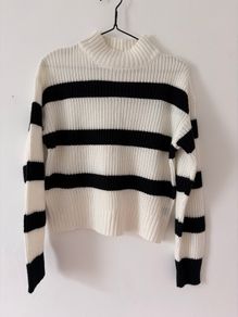 SHEIN Frenchy Striped Pattern Jumper Size S
