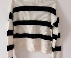 SHEIN Frenchy Striped Pattern Jumper Size S