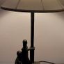 irish bronze sculpture lamp Image 2