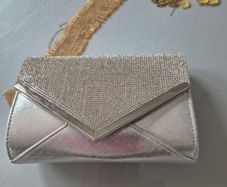 Silver Clutch bag