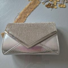 Silver Clutch bag