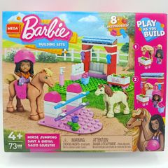 Barbie MEGA Building Sets 2021 Horse Jumping 73 pcs HDJ84 Compatible with LEGO