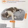 Cat Tree, Cat Condo with Hammock, 143 cm, Light Grey (FREE POSTAGE) Image 3