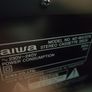 aiwa double cassette tape player for repair or parts. Image 3