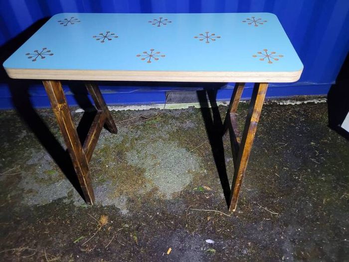 retro pub tables x 2