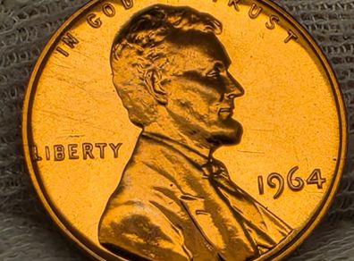 USA United States 1964 Proof Lincoln Memorial Penny 1 Cent Coin Beautiful Gem Proof!
