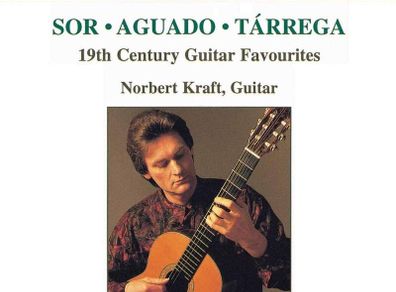 Norbert Kraft. 19th Century Guitar Favourites. CD. Free Postage!