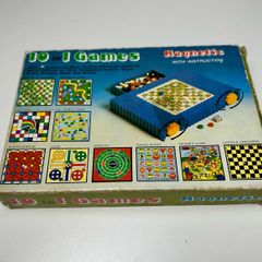 Vintage 10 in 1 magnetic travel game