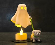 Ghost with dog table lamp perfect for Halloween Decoration