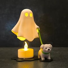 Ghost with dog table lamp perfect for Halloween Decoration