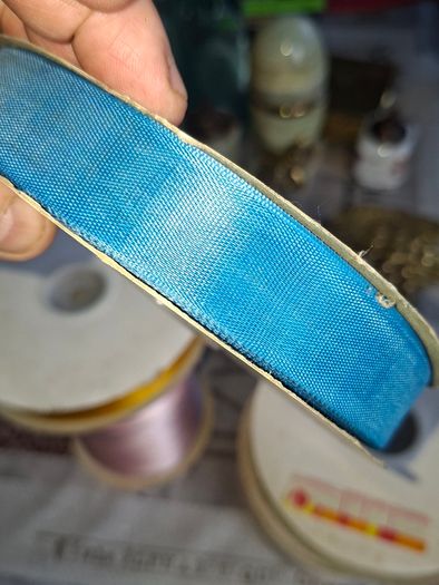 Approx 1300 metres of Ribbons on Reels, suitable for various crafting and decoration purposes Postage Available