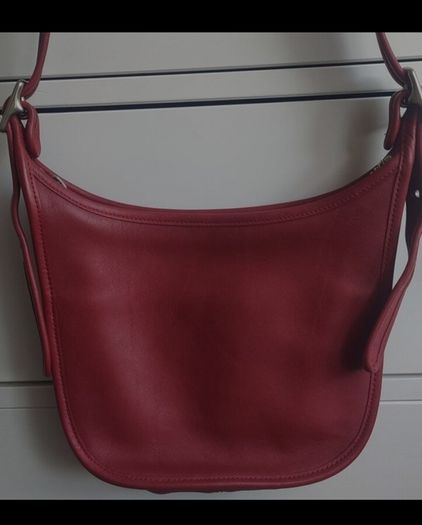 Pristine Vintage Coach Janice Legacy 9950  Red GloveTanned Leather bag / handbag