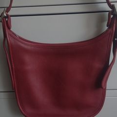 Pristine Vintage Coach Janice Legacy 9950  Red GloveTanned Leather bag / handbag