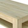 Coffee Table Chipboard 110x65x48cm Oak - Free Delivery Nationwide Image 5