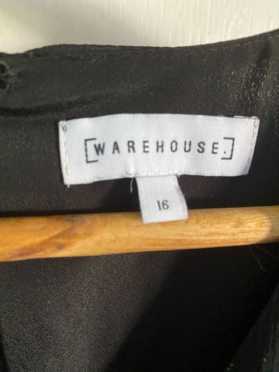 Warehouse ladies black sparkly dress