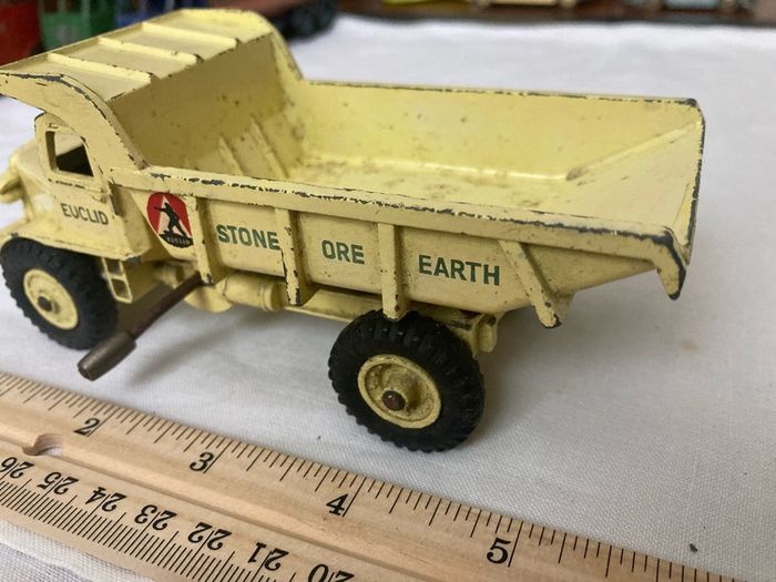 Dinky 965. Euclid rear dump truck. Great paintwork.
