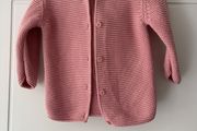 Brand new - 6-9 months Next baby girl hoodie with cute bear ears