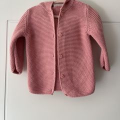 Brand new - 6-9 months Next baby girl hoodie with cute bear ears
