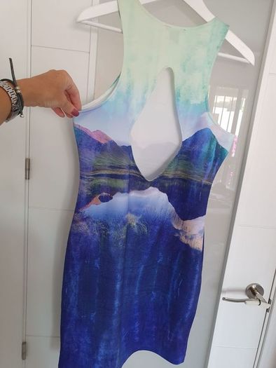 H&M turquoise Sz L (12-14)