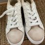 trainers Bnwt white leather effect with snakeskin detail size 40 sixth sens brand Image 6