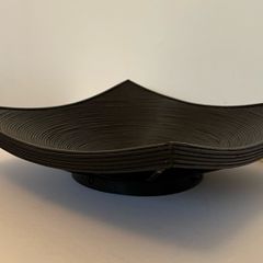 Decorative wooden bowl