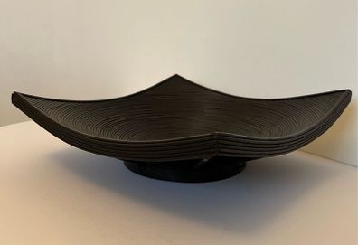 Decorative wooden bowl