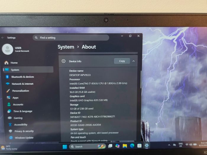 Lenovo ThinkPad X390 Intel i7 8th Gen | 16GB RAM | 256GB SSD | Windows 11 | Office 2021