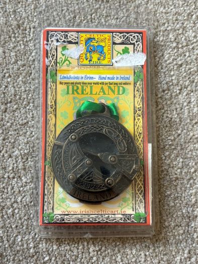 Tara Brooch ornament handmade of cold cast bronze by Irish Celtic Art Studio