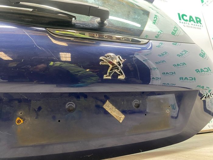 2014 Peugeot 208 Bootlid Tailgate Blue